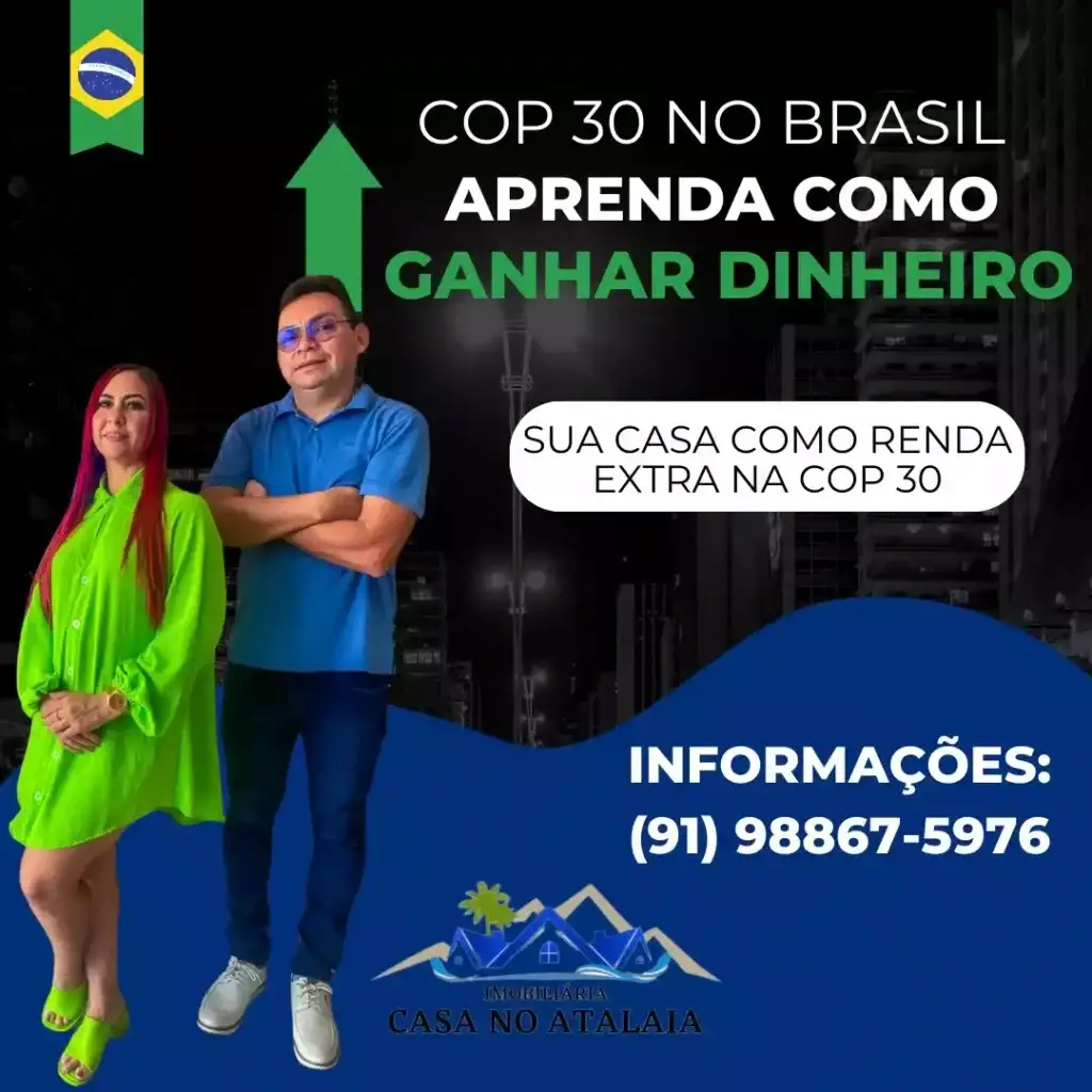 Marivaldo Maia e Marta Pompeu promovendo a COP30